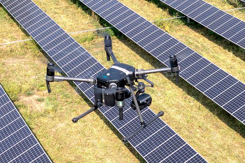 Thermal Drone Solar Field